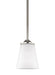 Generation Lighting 6124501-962 Hanford One Light Mini-Pendant, Brushed Nickel Alternate Image.jpg