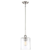 Minka-Lavery 4101-84 Parsons Studio One Light Mini Pendant, Brushed Nickel Alternate Image.jpg