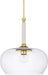 Capital Lighting 325811WP-438 Dorsey One Light Pendant, Whisper White Alternate Image.jpg