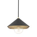 Mitzi H139701L-AGB/BK Marnie One Light Pendant, Aged Brass/Black Alternate Image.jpg