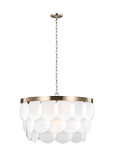 Visual Comfort Studio 5202508EN-848 Mellita Eight Light Pendant, Satin Brass Alternate Image.jpg