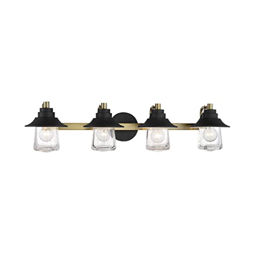 Minka-Lavery 4894-685 Westfield Manor Four Light Bath, Sand Coal W/ Soft Brass Alternate Image.jpg