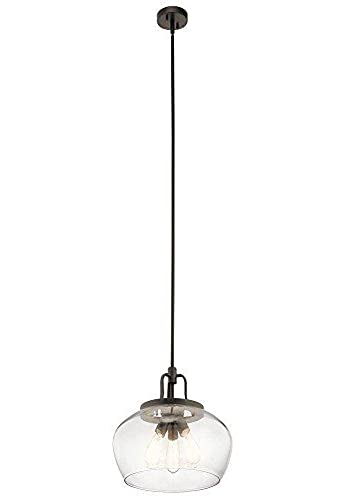 Kichler 43904OZ Davenport Three Light Pendant/Semi Flush Mount, Olde Bronze Alternate Image.jpg