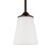 Generation Lighting 6124501EN3-710 Hanford One Light Mini-Pendant, Bronze Alternate Image.jpg