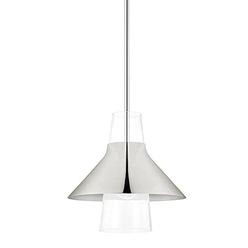 Mitzi H404701S-PN Jessy One Light Pendant, Polished Nickel Alternate Image.jpg