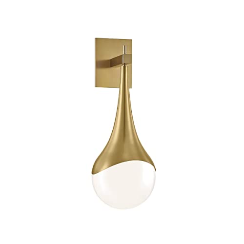 Mitzi H375101-AGB Ariana One Light Wall Sconce, Aged Brass Alternate Image.jpg