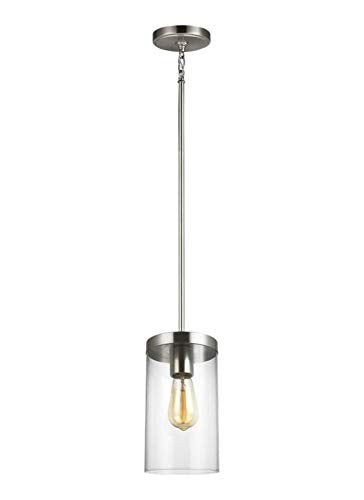 Visual Comfort Studio 6590301EN7-962 Zire One Light Pendant, Brushed Nickel Alternate Image.jpg