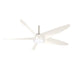 Minka-Aire F771L-BN/WH Ellipse 60" Ceiling Fan, Brushed Nickel/White Alternate Image.jpg