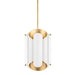 Hudson Valley 8513-GL/WH Banks Six Light Pendant, Gold Leaf/White Alternate Image.jpg