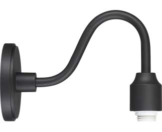 Minka-Lavery 7971-12A-66 Rlm One Light Outdoor Wall Mount, Coal Alternate Image.jpg