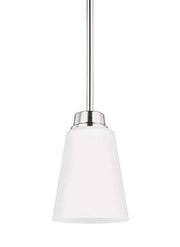 Generation Lighting 6115201-962 Kerrville One Light Mini-Pendant, Brushed Nickel Alternate Image.jpg