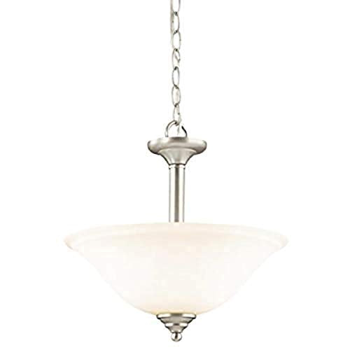 Kichler 3694NI Wynberg Two Light Pendant/Semi Flush Mount, Brushed Nickel Alternate Image.jpg