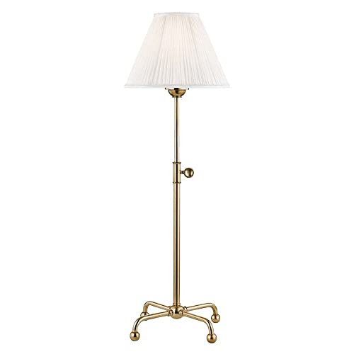 Hudson Valley MDSL107-AGB Classic No.1 One Light Table Lamp, Aged Brass Alternate Image.jpg