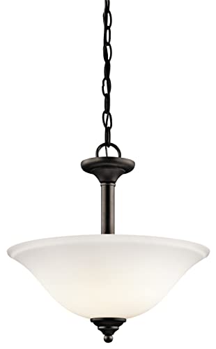 Kichler 3694OZW Armida Two Light Pendant/Semi Flush Mount, Olde Bronze Alternate Image.jpg