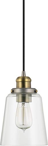 Capital Lighting 3718GA-135 Fallon One Light Pendant, Graphite and Aged Brass Alternate Image.jpg