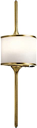 Kichler 43375NBR Mona Two Light Wall Sconce, Natural Brass Alternate Image.jpg