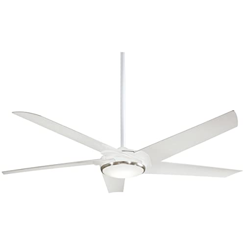 Minka-Aire F617L-WHF Raptor 60" Ceiling Fan, Flat White Alternate Image.jpg