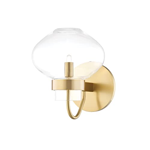 Mitzi H408101-AGB Korey One Light Wall Sconce, Aged Brass Alternate Image.jpg