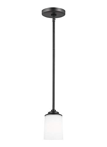 Generation Lighting 6130701-112 Kemal One Light Mini-Pendant, Midnight Black Alternate Image.jpg