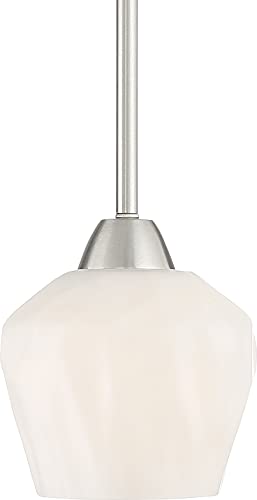 Minka-Lavery 2171-84 Camrin One Light Pendant / Semi Flush, Brushed Nickel Alternate Image 2.jpg