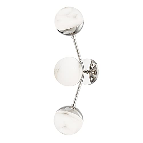 Hudson Valley 2833-PN Saratoga LED Wall Sconce, Polished Nickel Alternate Image.jpg