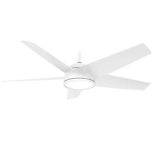 Minka-Aire F781L-WHF Chubby 58" Outdoor Ceiling Fan, Flat White Alternate Image.jpg