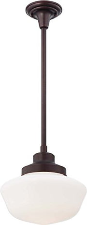 Minka-Lavery 2254-576 One Light Pendant, Brushed Bronze Alternate Image.jpg