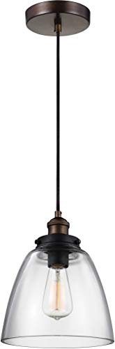 Visual Comfort Studio P1349PAGB/DWZ Baskin One Light Pendant, Painted Aged Brass / Dark Weathered Zinc Alternate Image.jpg