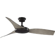 Progress P250071-020 Spicer Collection 54" Three-Blade Antique wood/Antique Bronze Indoor/Outdoor DC Motor Contemporary Ceiling Fan Alternate Image.jpg