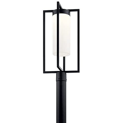 Kichler 59073BKLED Drega LED Outdoor Post Mount, Black Alternate Image 3.jpg