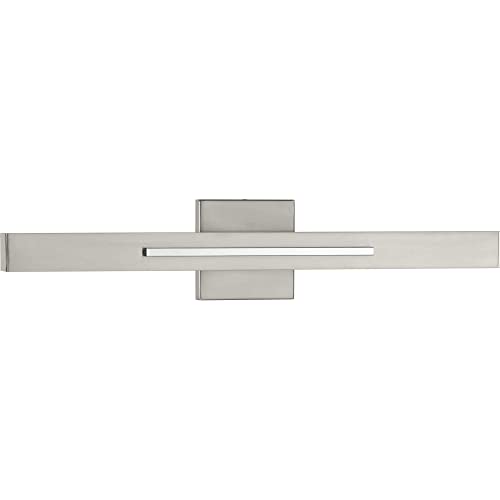 Progress P710052-009-30 Planck LED Collection Two-Light LED Wall Sconce, Brushed Nickel Finish Alternate Image.jpg