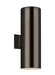 Visual Comfort Studio 8313801-753 Outdoor Cylinders One Light Outdoor Wall Lantern, Painted Brushed Nickel Alternate Image.jpg