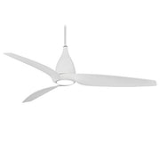 Minka-Aire F831L-WHF Tear 60" Ceiling Fan, Flat White Alternate Image.jpg