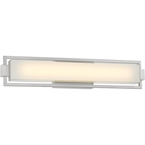 George Kovacs P5352-1-084-L Opening Act LED Vanity Light, Brushed Nickel Alternate Image.jpg