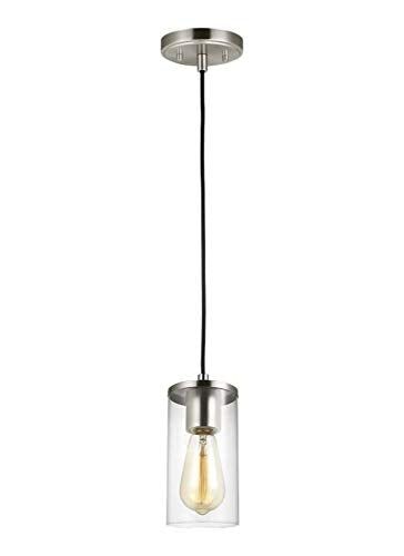 Visual Comfort Studio 6190301EN7-962 Zire One Light Mini-Pendant, Brushed Nickel Alternate Image.jpg