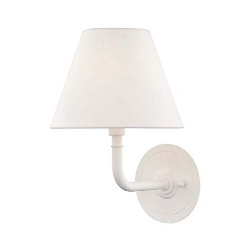 Hudson Valley MDS601-WH Signature No.1 One Light Wall Sconce, Soft Off White Alternate Image.jpg