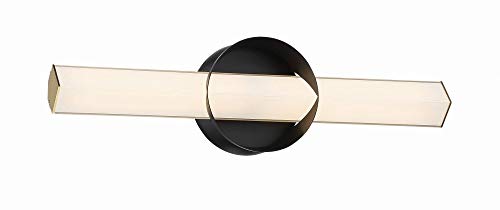 George Kovacs P1542-688-L Inner Circle LED Wall Sconce, Coal And Honey Gold Alternate Image.jpg