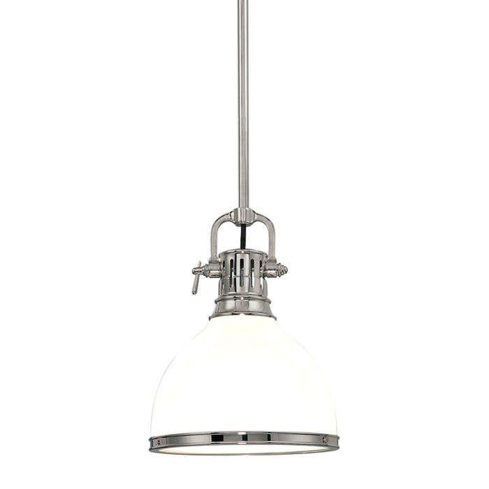 Hudson Valley 2623-PN Randolph One Light Pendant, Polished Nickel Main Image.jpg