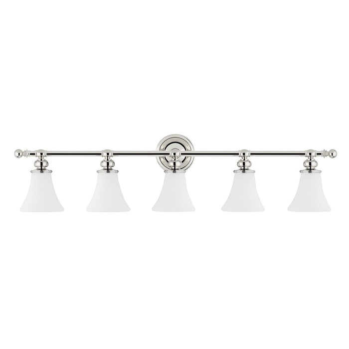 Hudson Valley 4505-PN Weston Five Light Bath Bracket, Polished Nickel Main Image.jpg