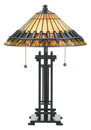 Quoizel TF489T Chastain Two Light Table Lamp, Bronze Patina Main Image.jpg