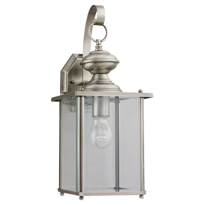 Generation Lighting 8458-965 Jamestowne One Light Outdoor Wall Lantern, Antique Brushed Nickel Main Image.jpg