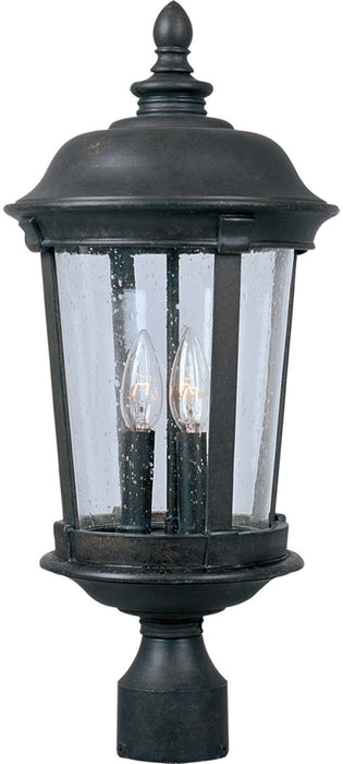 Maxim 3022CDBZ Dover DC Three Light Outdoor Pole/Post Lantern, Bronze Main Image.jpg