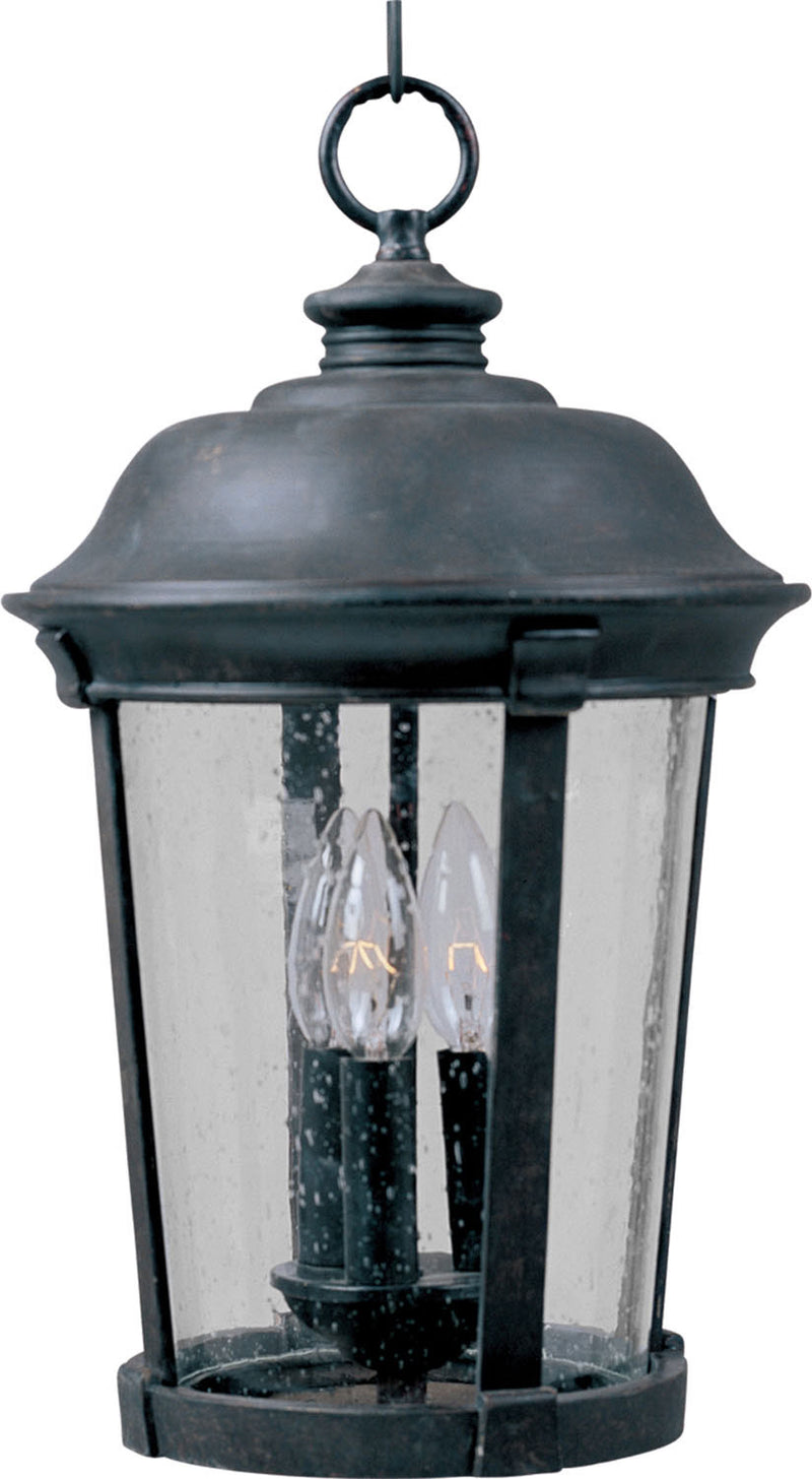 Maxim 3029CDBZ Dover DC Three Light Outdoor Hanging Lantern, Bronze Main Image.jpg