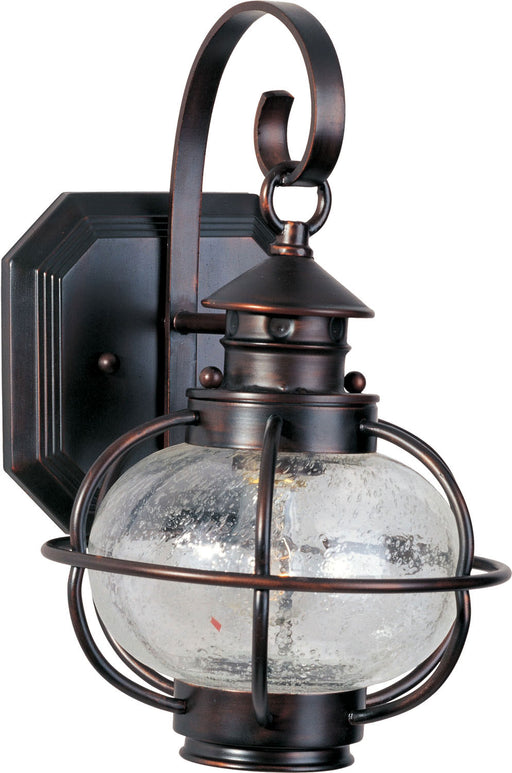 Maxim 30502CDOI Portsmouth One Light Outdoor Wall Lantern, Oil Rubbed Bronze Main Image.jpg