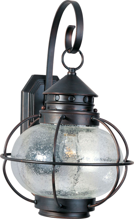 Maxim 30503CDOI Portsmouth One Light Outdoor Wall Lantern, Oil Rubbed Bronze Main Image.jpg