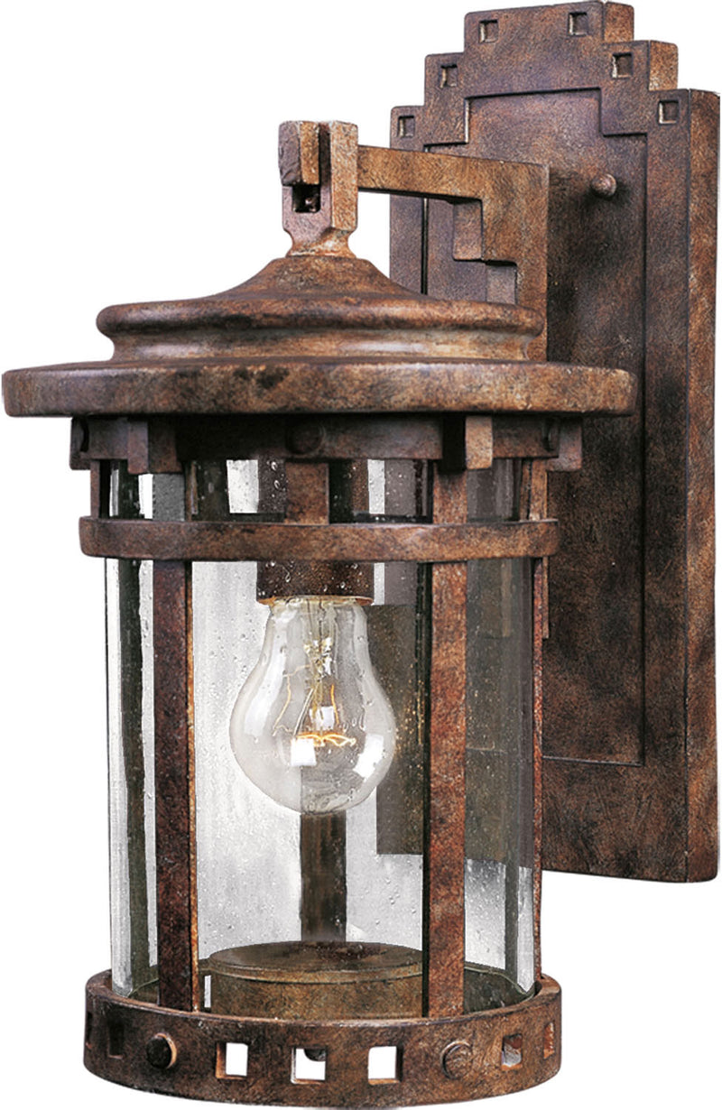 Maxim 3133CDSE Santa Barbara DC One Light Outdoor Wall Lantern, Sienna Main Image.jpg
