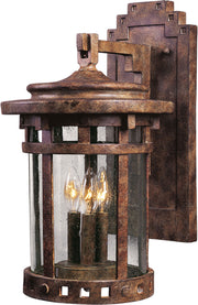 Maxim 3134CDSE Santa Barbara DC Three Light Outdoor Wall Lantern, Sienna Main Image.jpg