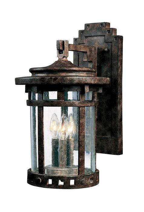 Maxim 3135CDSE Santa Barbara DC Three Light Outdoor Wall Lantern, Sienna Alternate Image.jpg