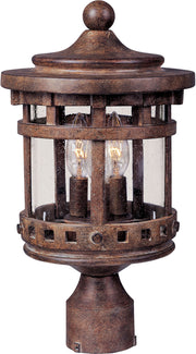 Maxim 3137CDSE Santa Barbara DC Three Light Outdoor Pole/Post Lantern, Sienna Main Image.jpg