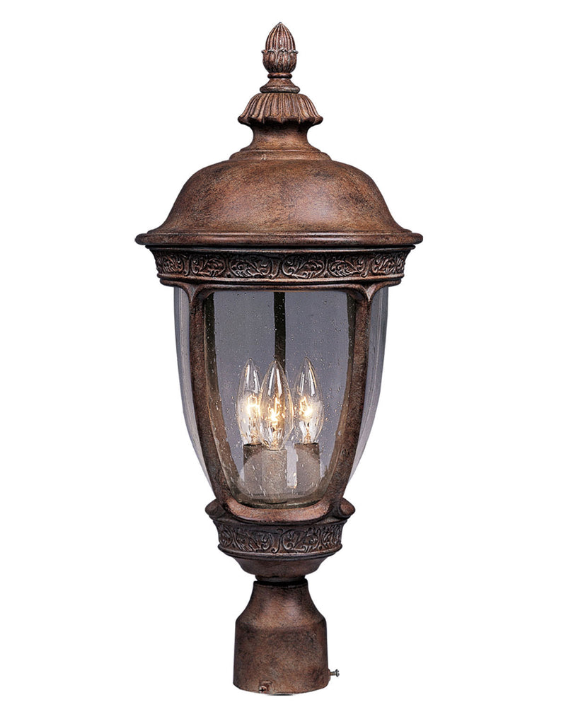 Maxim 3461CDSE Knob Hill DC Three Light Outdoor Pole/Post Lantern, Sienna Main Image.jpg